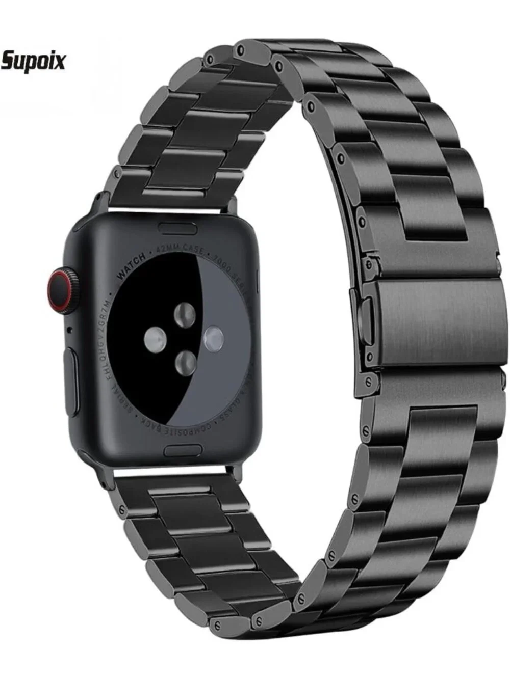 Stylish Stainless Steel Metal Band for Apple Watch - Fits All Series & Sizes